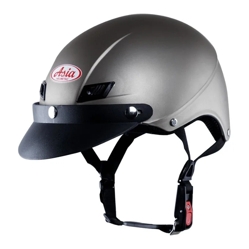 Nón Asia MT-106 nửa đầu – Xám chuột
